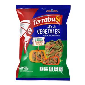 FIDEOS MOSTACHOL MIX VEGETALES 500G