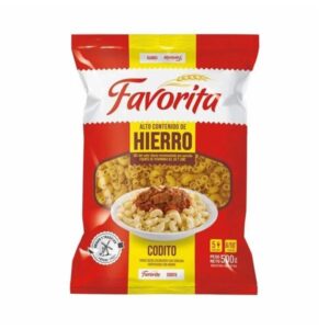 FIDEOS FAVORITA CODITO 500G