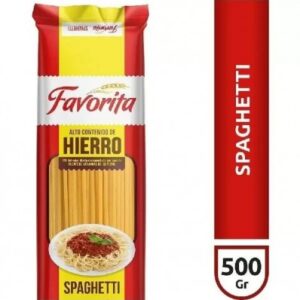 FIDEOS FAVORITA SPAGHETTI HIERRO 500G