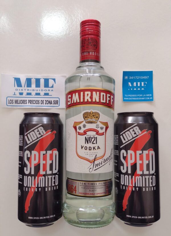 VODKA SMIRNOFF + 2 SPEED 473ML
