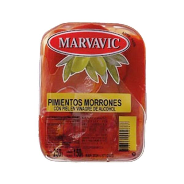 PIMENTONES MORRONES MARVAVIC X 250G - BULTO X 10