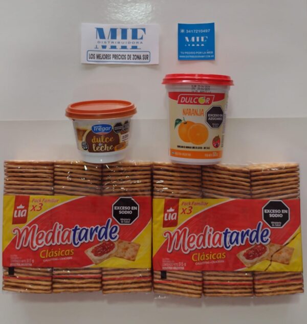 2 MEDIATARDE + MERME NARANJ + DdL 200G