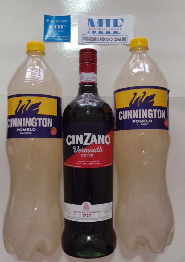 COMBO 23: CINZANO + 1 CUNNINGTON POMELO 2.25LT