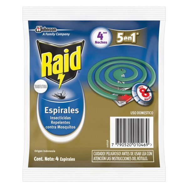 ESPIRAL RAID X 4 CLASICO - BULTO X 12
