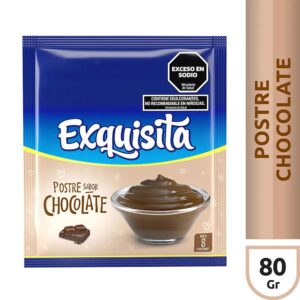 POSTRE EXQUISITA CHOCOLATE X 80G