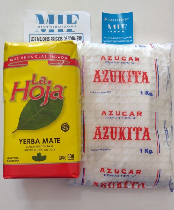 COMBO 2: AZUCAR 1KG + YERBA 500G