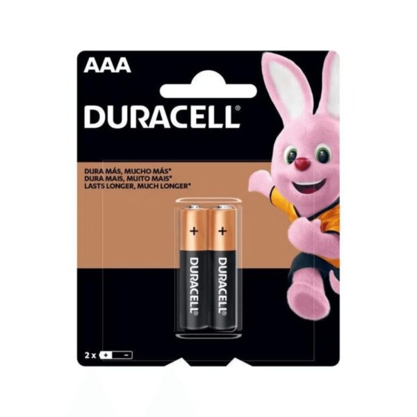 PILA AAA DURACELL X2