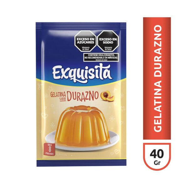 GELATINA EXQUISITA DURAZNO X 40G
