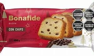 BUDIN C/CHIP CHOCOLATE BONAFIDE 200GR