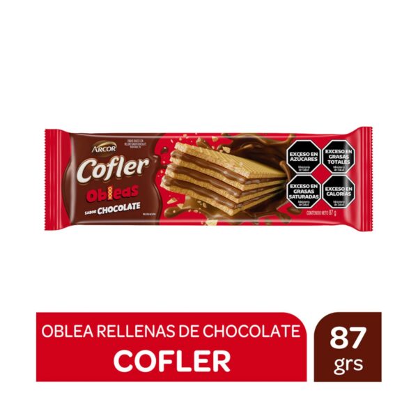 OBLEA COFLER CHOCOLATE X 87G