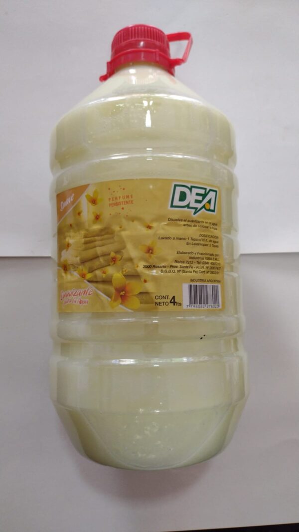 SUAVIZANTE AMARILLO DEA X 4L - BULTO X 4