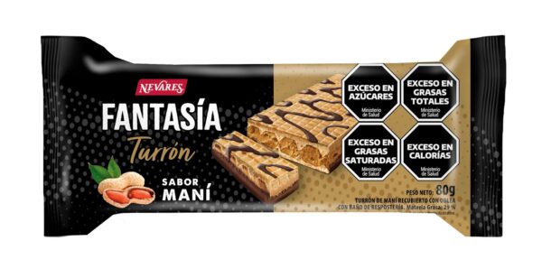 TURRON FANTASIA NEVARES MANI 80G