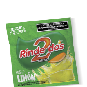 JUGO RINDE 2 LIMON 18GR BULTO X 10
