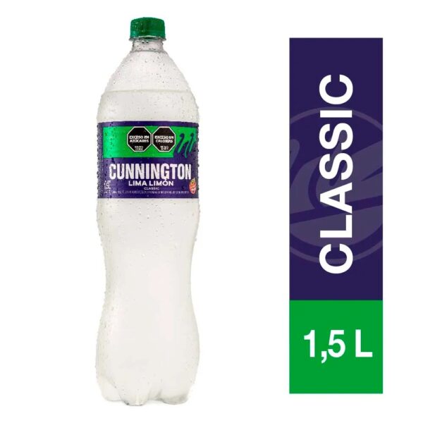 GASEOSA CUNNINGTON LIMA LIMON X 1.5L - BULTO X 6