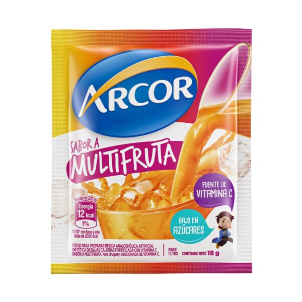 JUGO ARCOR MULTIFRUTA 15G