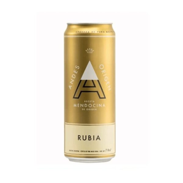 CERVEZA ANDES ORIGEN RUBIA 710CC BULTO X 4
