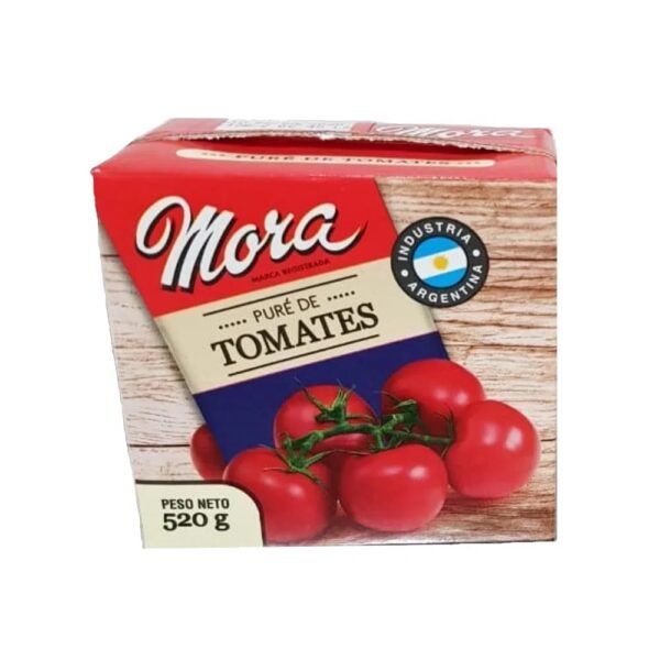 PURE DE TOMATE MORA 520G - BULTO X 12