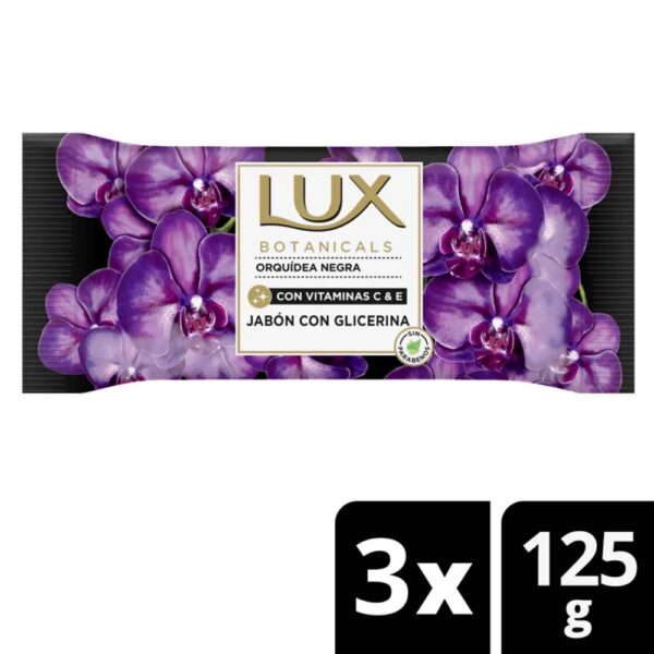 JABON LUX ORQUIDEA NEGRA 3 X 120G