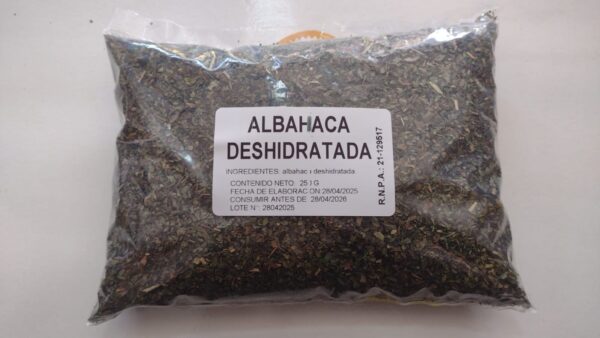 ALBAHACA DESHIDRATADA TRICON 250G