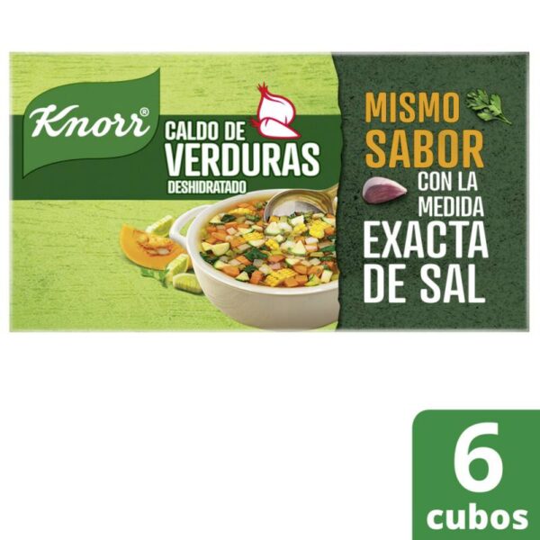 CALDO KNORR X 6 VERDURAS