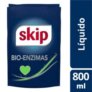 SKIP JABON LIQUIDO BIO ENZIMAS DP 800ML - BULTO X 12