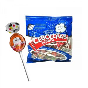 CHUPETINES CEBOLLITAS FUTBOL - BULTO X 40