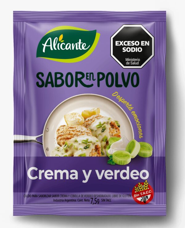 SABOR EN POLVO ALICANTE CREMA Y VERDEO 7,5G