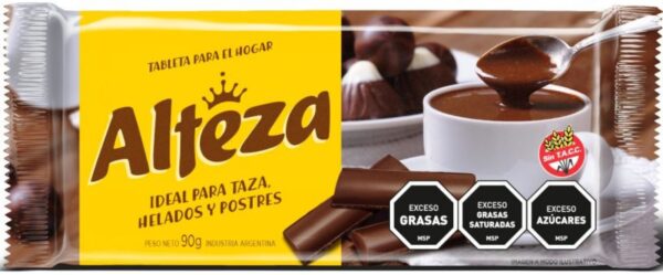 CHOCOLATE EN TAZA ALTEZA 90 G - BULTO X 50