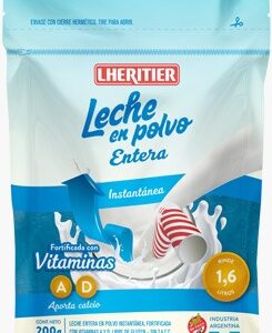 LECHE EN POLVO ENTERA LHERITIER 200G - BULTO X 12