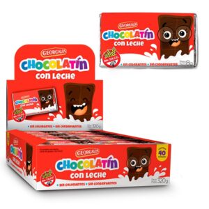 CHOCOLATIN CON LECHE GEORGALOS - BULTO X 40