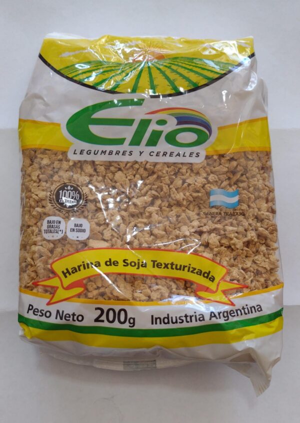 SOJA TEXTURIZADA ELIO X 200 G.