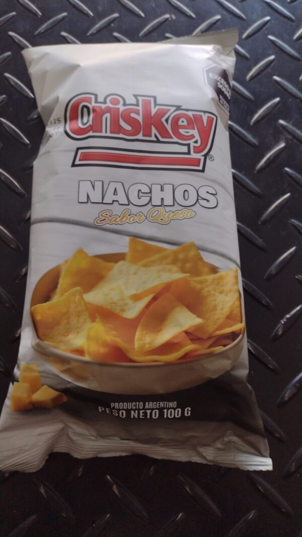 NACHOS SABOR QUESO CRISKEY 100G