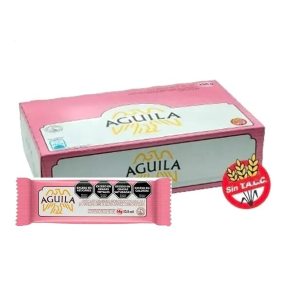 CHOCOLATE EN BARRA AGUILA 14G - BULTO X 24
