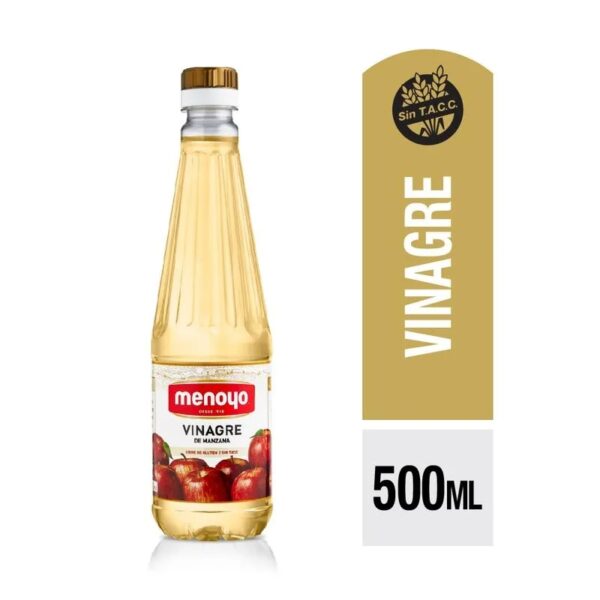 VINAGRE DE MANZANA MENOYO 500ML - BULTO X 12