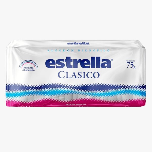 ALGODON ESTRELLA CLASICO 75G - BULTO X 60