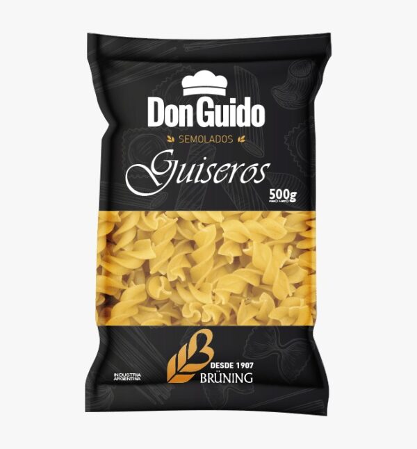 FIDEOS DON GUIDO TIRABUZON 500G - BULTO X 20