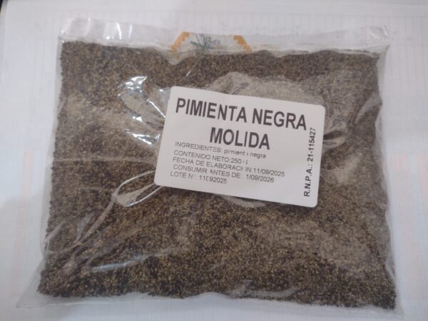 PIMIENTA NEGRA MOLIDA TRICON 250G