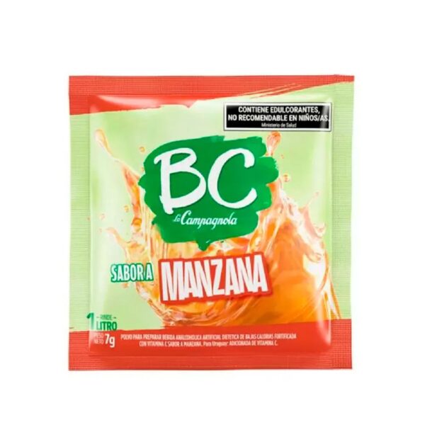 JUGO BC MANZANA 7 G- BULTO X 18
