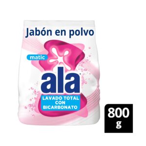 JABON EN POLVO ALA BICARBONATO 800G - BULTO X 24