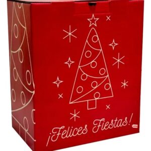 CAJA NAVIDEÑA ROJA