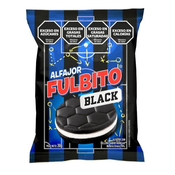 ALFAJOR FULBITO BLACK 30 G- BULTO X 40