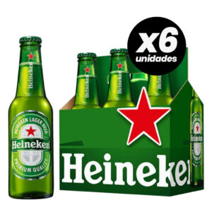 CERVEZA HEINEKEN BOT 330 ML-BULTO X 6