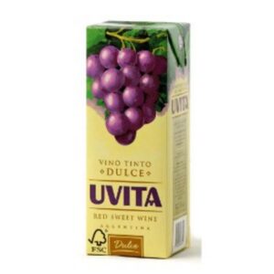 VINO UVITA  TINTO DULCE 1L - BULTO X 12