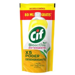 DETERGENTE CIF DOYPACK LIMON 450 ML -BULTO X 12