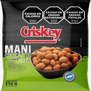 MANI SABORIZADO PIZZA CRISKEY 110G