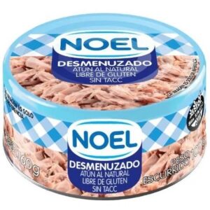 ATUN DESMENUZADO AL NATURAL NOEL 170G - BULTO X 6