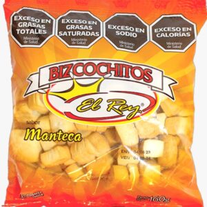 BIZCOCHITOS EL REY MATERO MANTECA 160G - BULTO X 21