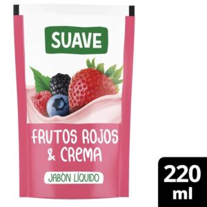 JABON LIQUIDO SUAVE FRUTOS ROJOS Y CREMA 220ML