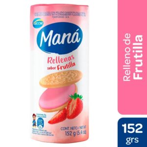 GALLETITAS MANA RELL. VAINI/FRUTI 152G