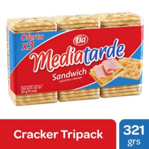 GALLETITAS MEDIATARDE SANDWICH 321G - BULTO X 16